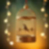 Elegant Tiny Bird Cage Elegant tiny bird cage with intricate designs