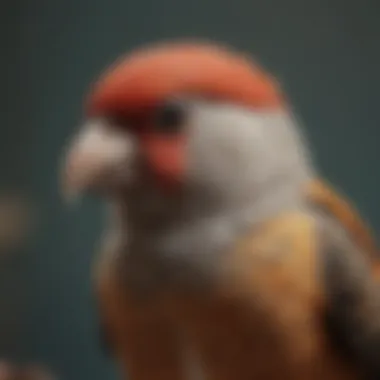 Detailed View of Finch-Friendly Mesh Close-up of aviary mesh suitable for finches