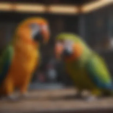 Durable Materials for Parrot Cages Durable materials used in parrot cages