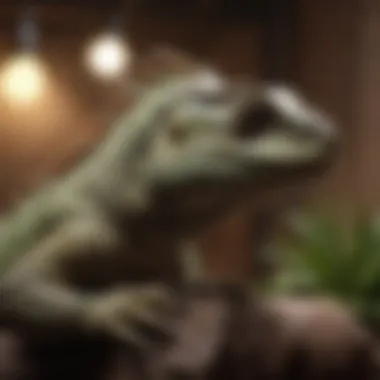 Optimal Heat Lamp for Iguanas High-quality heat lamp designed for iguanas