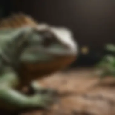 Ideal Temperature Range for Iguanas Temperature gauge showing ideal heat for iguanas
