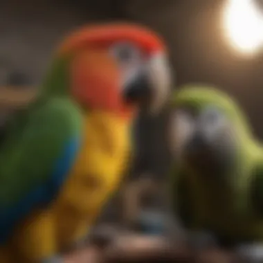 Enrichment toys and activities for parrots