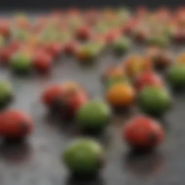 Health Hazards: Parrot Droppings Close-up of parrot droppings on a surface, emphasizing potential health hazards.