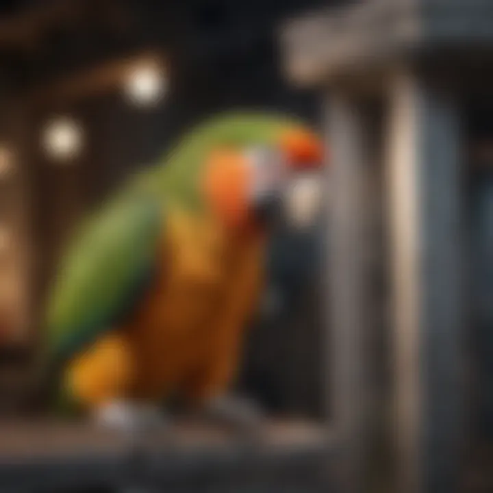 Environmental considerations for outdoor parrot living