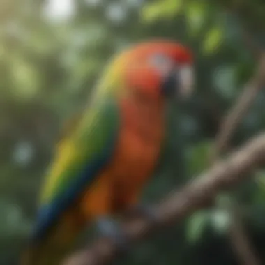 Understanding Parrot Species Diverse parrot species perched on branches