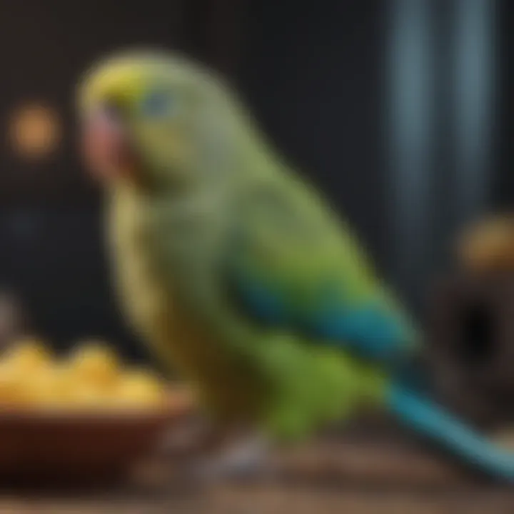 An infographic debunking common myths about parakeet diets