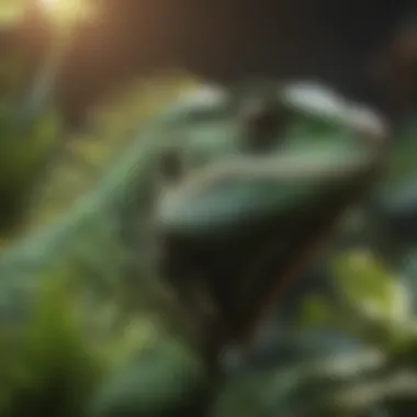 Leafy Greens: The Cornerstone of Iguana Nutrition A vibrant assortment of leafy greens ideal for iguanas