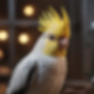 Effective Maintenance for Optimal Health Clean and organized large cockatiel cage showcasing maintenance practices.