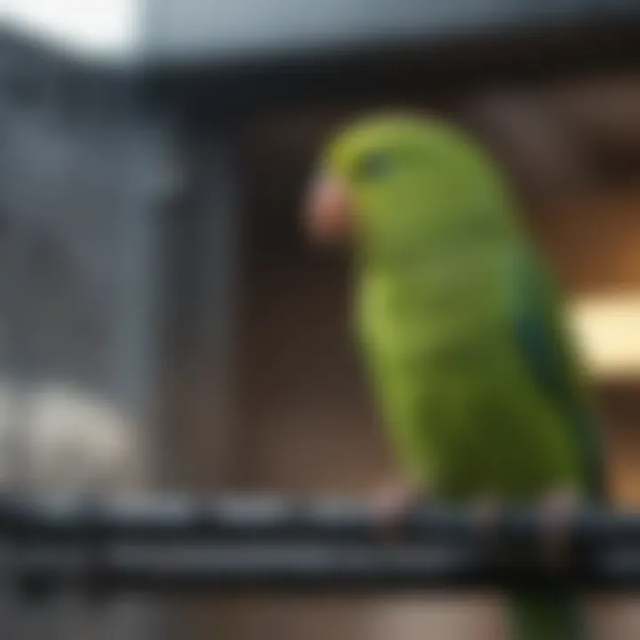 Routine maintenance practices for parrotlet cages