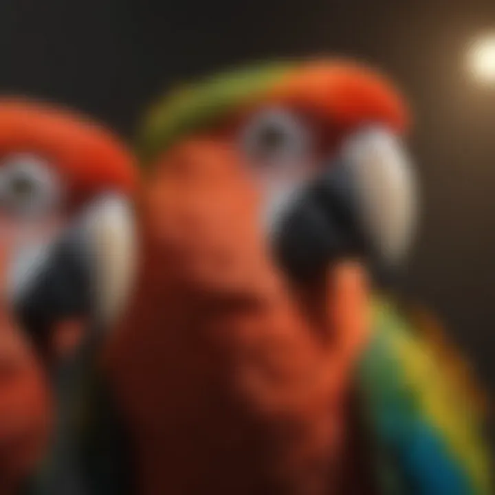 A variety of parrot species showcasing their unique colors