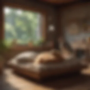 The Importance of a Cozy Sleeping Area for Birds Cozy sleeping area designed for pet birds