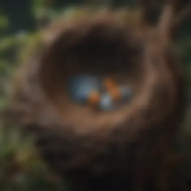Creating a Cozy Nest for Optimal Rest A cozy bird nest designed for optimal resting conditions.