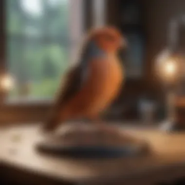 Creating a Safe Haven for Pet Birds A serene living space designed for pet birds