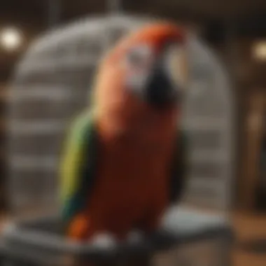 Different types of parrot transport cages