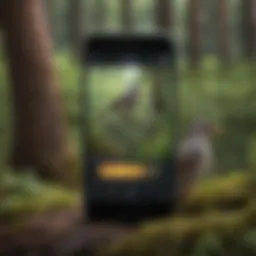 A smartphone displaying a bird song identification app interface