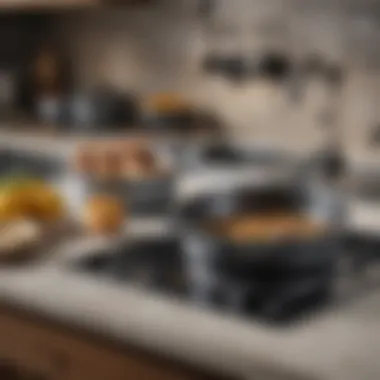 Benefits Comparison of Granite Bluestone Cookware A comparison chart highlighting the benefits of granite bluestone over other cookware materials.