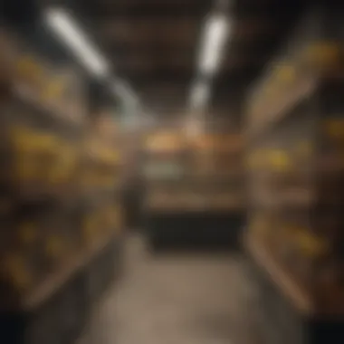 Various sizes of canary cages displayed in a pet shop