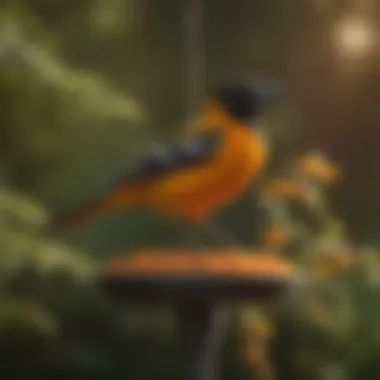 Materials for Oriole Feeders An array of materials used in crafting oriole orange feeders