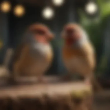Finches: Delightful and Low-Maintenance Birds Finches in a spacious aviary