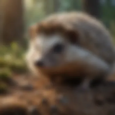 Understanding Hedgehog Behavior A hedgehog exploring its environment