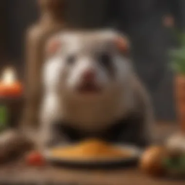 Healthy Ferret Nutrition Nutritional ferret meal with fresh ingredients