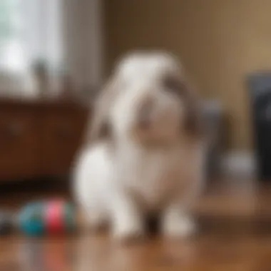 Positive reinforcement training with a Holland Lop