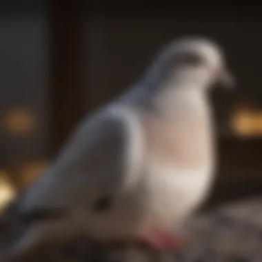 Close-up of quality cage materials for doves