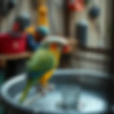 Essential Maintenance Tools for Bird Baths Birdkeeping essentials showcasing maintenance tools for bird baths