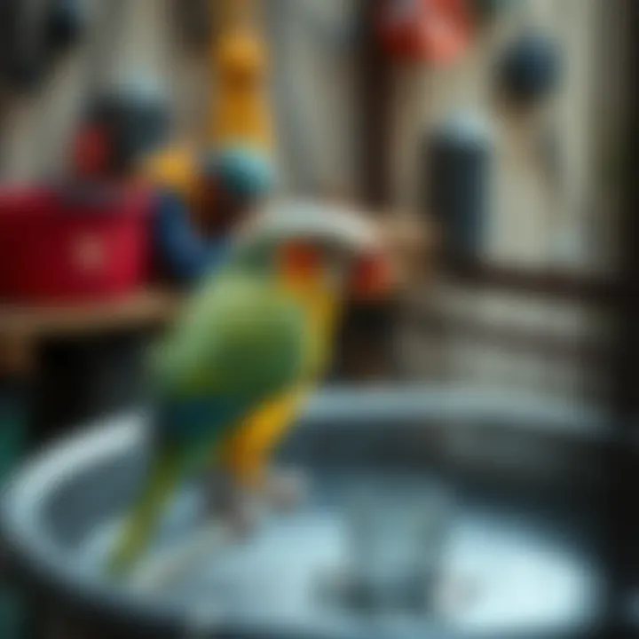 Essential Maintenance Tools for Bird Baths Birdkeeping essentials showcasing maintenance tools for bird baths