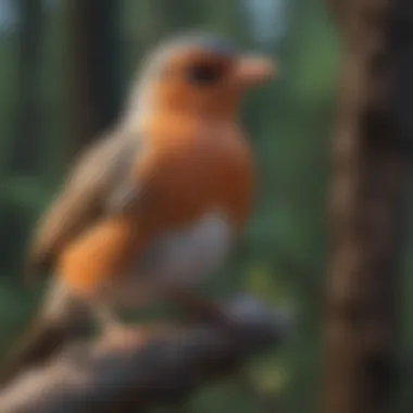 Regional Variations of Bird Songs Across North America Regional map highlighting different bird song variations