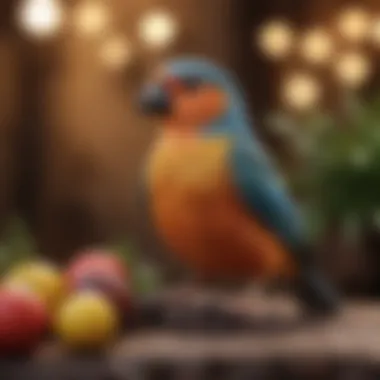Colorful Bird Toys for Engaging Playtime A vibrant selection of bird toys and accessories