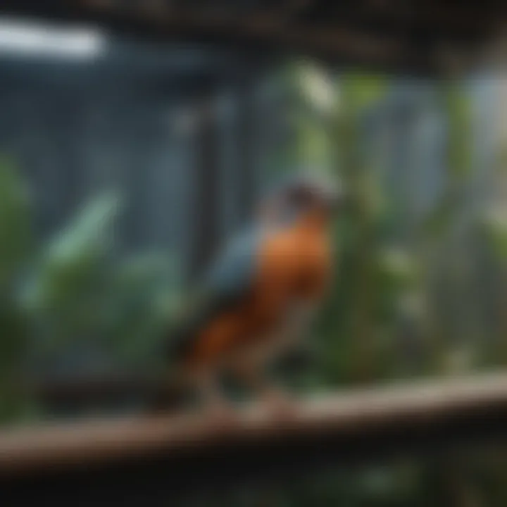 Different bird species enjoying the Prevue Aviary Flight Cage