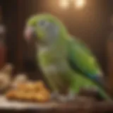 Variety of nutritious treats for Quaker parrots