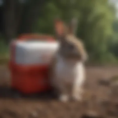 Essential First-Aid Supplies for Rabbit Emergencies First-aid kit tailored for rabbits with essential supplies