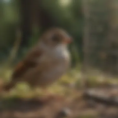 A responsible bird management strategy illustrated with sparrow traps