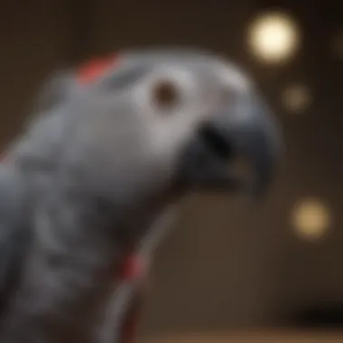 African Grey Parrot: The Master of Mimicry An African Grey parrot demonstrating its impressive vocal skills.