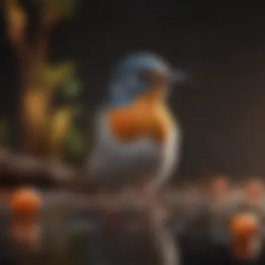 Bobbing as a Stress Relief Mechanism A bird exhibiting bobbing behavior as a stress relief mechanism