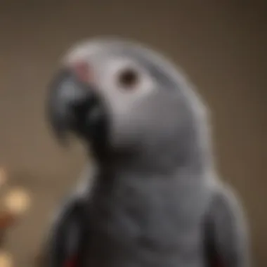 African Grey Parrot's Vocal Range An African grey parrot displaying a range of vocalizations.