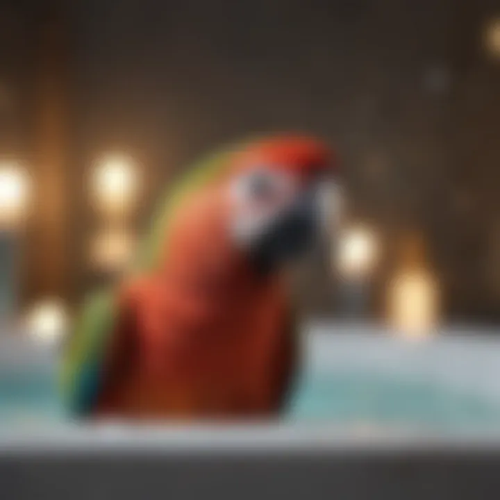 Ingredients commonly found in parrot bath sprays