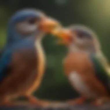 Understanding Bird Vocalizations A diagram illustrating different bird vocalizations and their meanings.