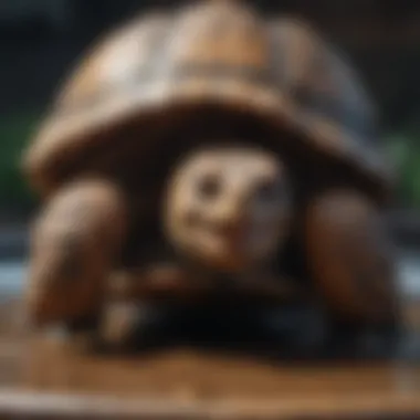 Tortoise Hydration: The Importance of Soaking A tortoise enjoying a soak in a large water bowl