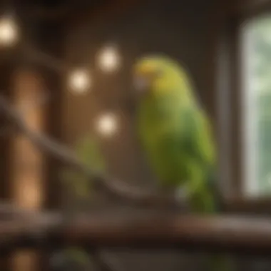 The Beauty of Parakeets in American Homes A vibrant parakeet perched on a branch