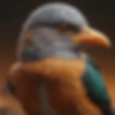 Anatomical Insights into Avian Sensitivity Detailed anatomy of a bird highlighting sensitive areas