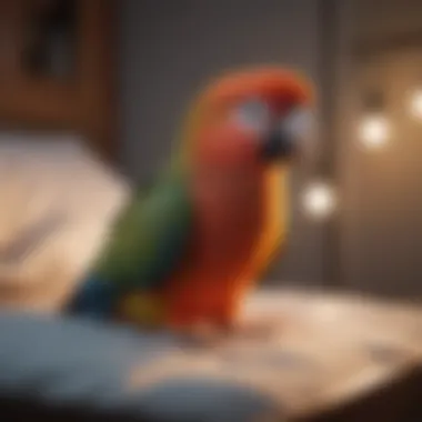 Cozy Bed for Small Parrots Cozy bird bed designed for small parrots