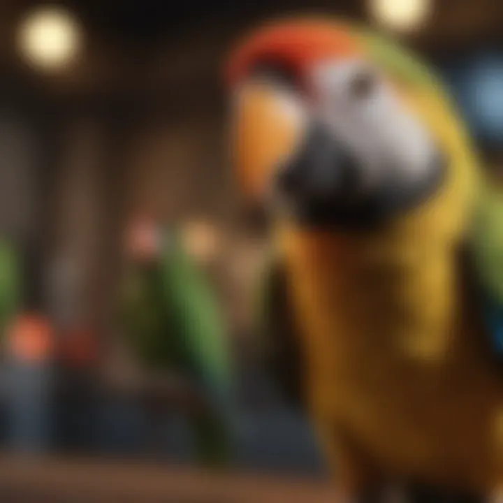 An infographic illustrating the market dynamics influencing parrot prices.