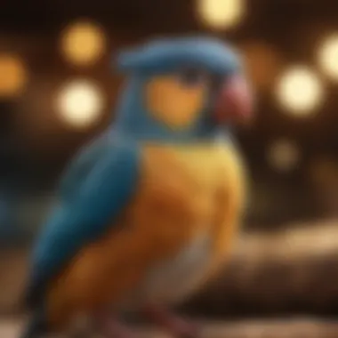 Diverse Pet Birds Diverse species of pet birds in a vibrant setting
