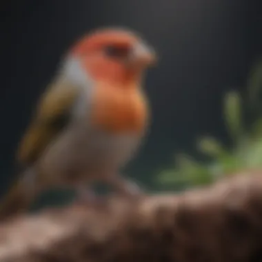 Market Demand Analysis A visual representation of market demand trends for finches, including graphs and charts.