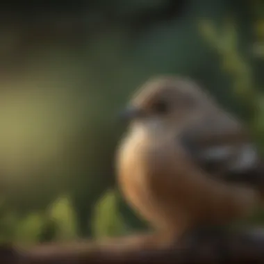 Species-Specific Sleep Needs of Birds Illustration of different bird species and their unique sleep requirements.