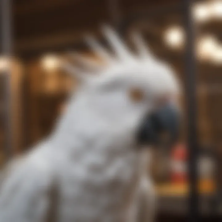 Cleaning supplies and strategies for maintaining cockatoo cages