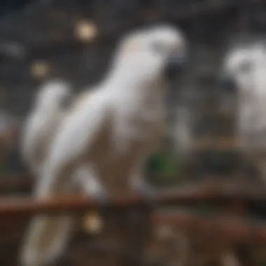 Variety of extra large cockatoo cages displayed together